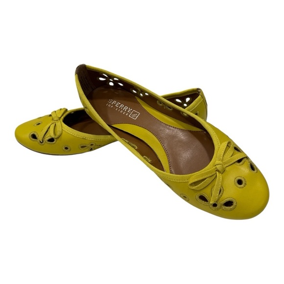 Sperry Yellow Flats Comfortable Loafers size 7 - Picture 7 of 10